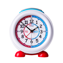EasyRead Time Teacher Blue and Red Face Alarm Clock