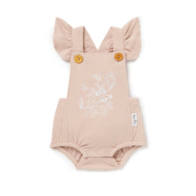 Aster & Oak Floral Embroidered Playsuit Rose Dust