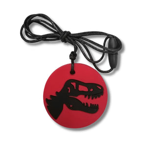 Jellystone Designs Dino Pendant Red