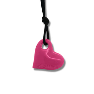Jellystone Designs Heart Pendant Watermelon Pink