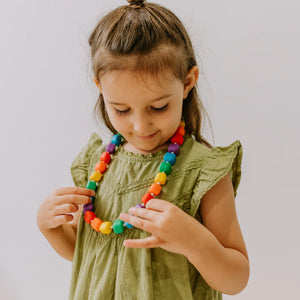 Jellystone Designs Princess & The Pea Necklace - Rainbow