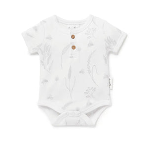 Aster & Oak Bee AOP Henley Onesie