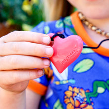 Jellystone Designs Heart Pendant Watermelon Pink
