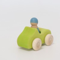 Grimm's Spiel und Holz Small Convertible - Yellow/Green