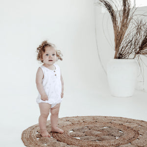 Aster & Oak Bee Bubble Romper