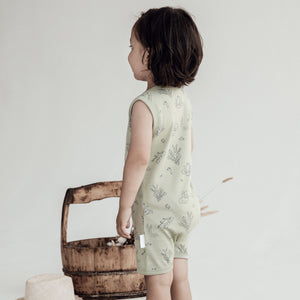 Aster & Oak Frog Pond Henley Romper