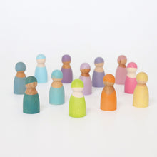Grimm's Spiel and Holz 12 Pastel Friends - Diverse multicoloured new range