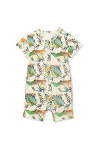 Oatmeal Tiger Romper by Milky