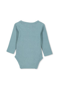 Sea Pine Green Rib Bubbysuit by Milky