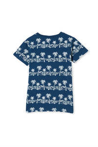 Imperial Blue Batik Tee by Milky