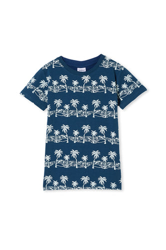 Imperial Blue Batik Tee by Milky