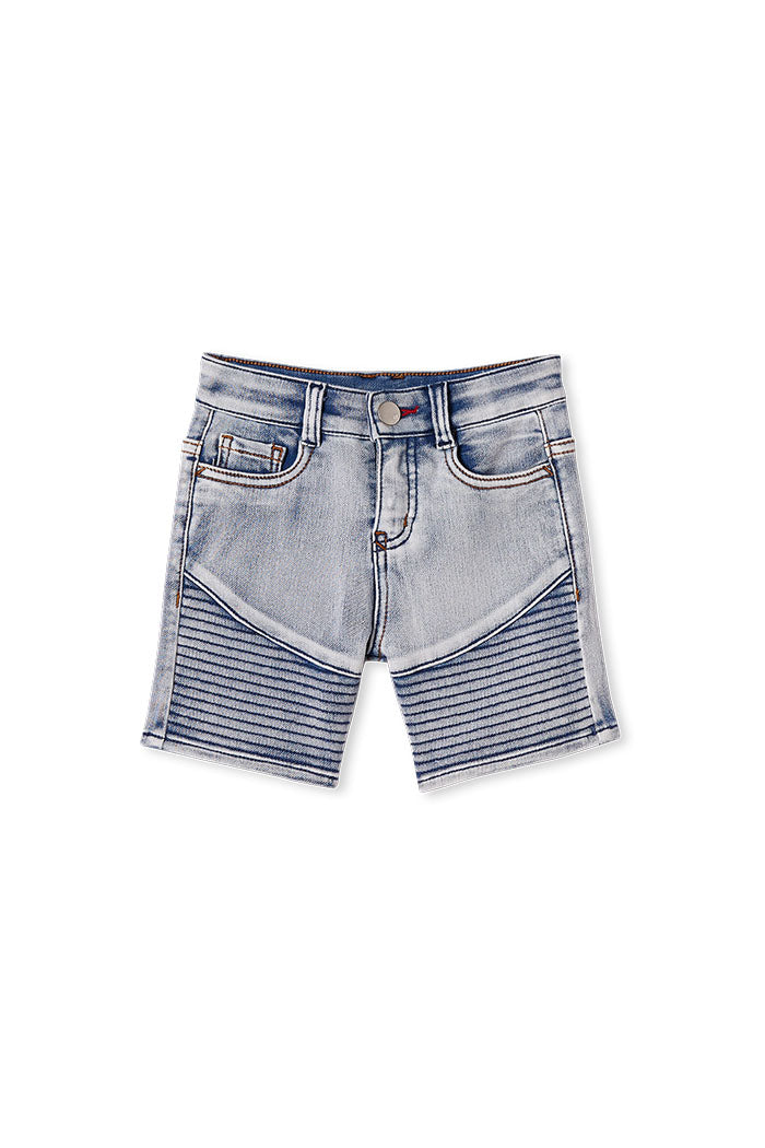 Knit Denim Short by Milky