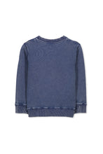 Storm Cloud Garment Dye Crew Sweat by Milky