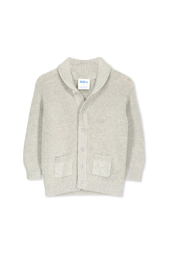 Grey Marle Cardigan by Milky