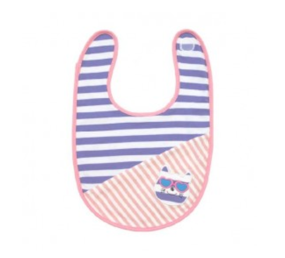 Apple Park Organic Farm Buddies Catnap Kitty Classic Bib