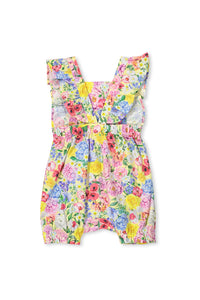 Summer Floral Baby Playsuit by Milky