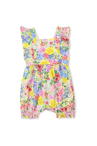 Summer Floral Baby Playsuit by Milky