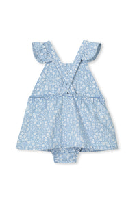 Chambray Denim Baby Dress by Milky