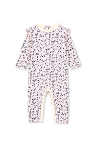 Lilac/Pale Grey Animal Romper by Milky