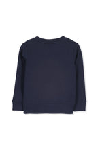 Navy Spotty Sweat by Milky