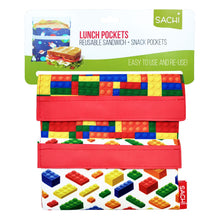 Sachi Lunch Pockets - Bricks, set of 2