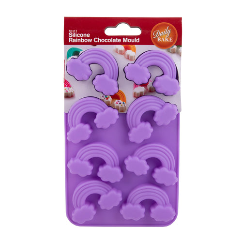 Daily Bake Silicone Rainbow Chocolate Mould - set of 2