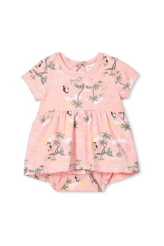 Hula Girl Baby Dress by Milky