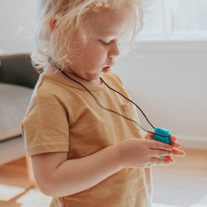 Jellystone Designs Robot Pendant - School Blue