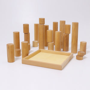 Grimm's Spiel and Holz Large Building Rollers Natural