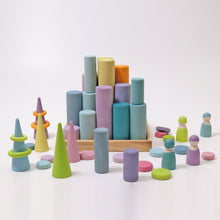 Grimm's Spiel and Holz Large Building Rollers Pastel