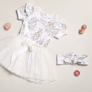 Aster & Oak Summer Floral Tutu Dress