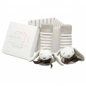 Maud n Lil - Ears Boxed Rattle Socks