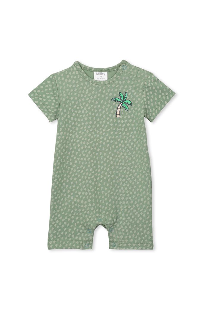 Basil Palm Romper by Milky