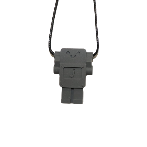 Jellystone Designs Robot Pendant - Steel Grey