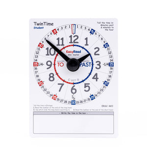 EasyRead Twin Time cards - Student Edition (Pack of 10)