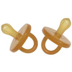 Natural Rubber Soother Twin Round Small