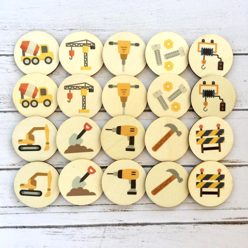 My Little Set - Memory Match - 'Construction Site'