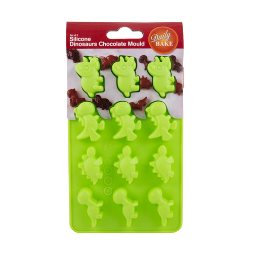 Daily Bake Silicone Dinosaurs Chocolate Mould - set of 2