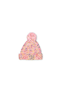 Pink Fleck Beanie by Milky